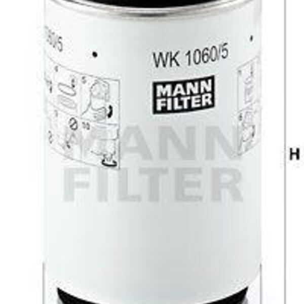 Palivový filtr MANN-FILTER WK 1060/5 x
