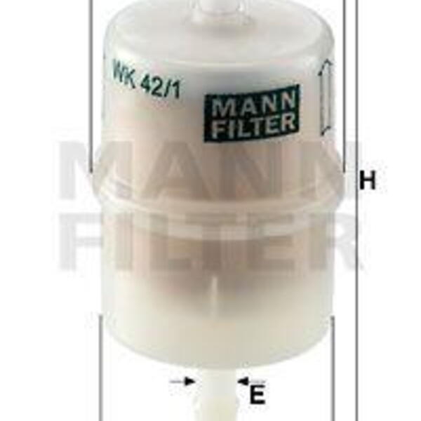 Palivový filtr MANN-FILTER WK 42/1