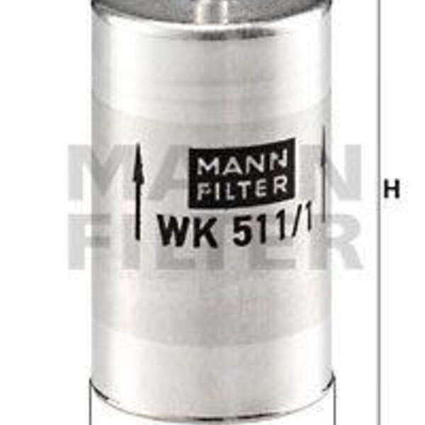 Palivový filtr MANN-FILTER WK 511/1 WK 511/1