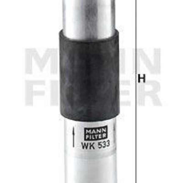 Palivový filtr MANN-FILTER WK 533