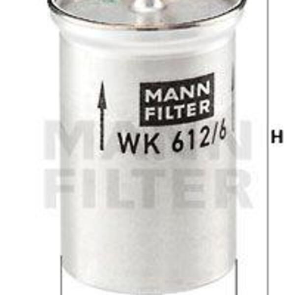 Palivový filtr MANN-FILTER WK 612/6