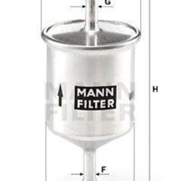 Palivový filtr MANN-FILTER WK 66 WK 66