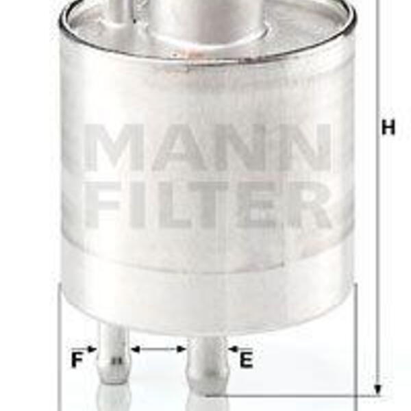 Palivový filtr MANN-FILTER WK 711/1 WK 711/1