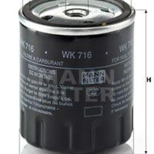 Palivový filtr MANN-FILTER WK 716