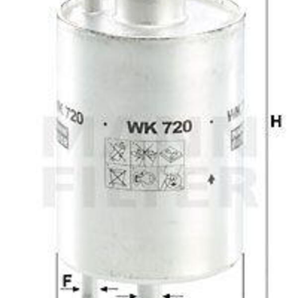 Palivový filtr MANN-FILTER WK 720