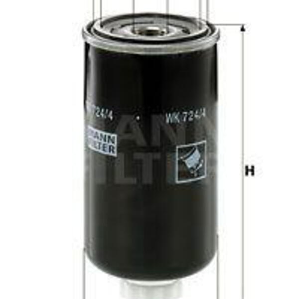Palivový filtr MANN-FILTER WK 724/4