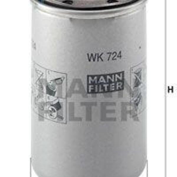 Palivový filtr MANN-FILTER WK 724
