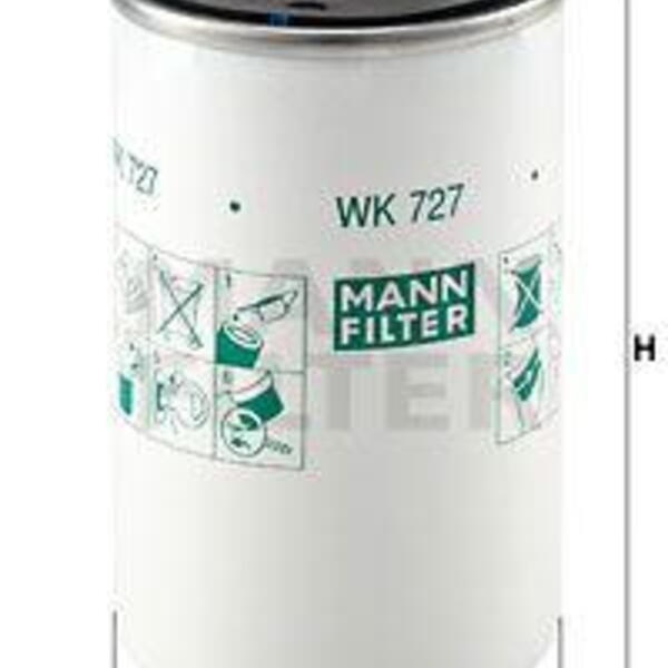 Palivový filtr MANN-FILTER WK 727