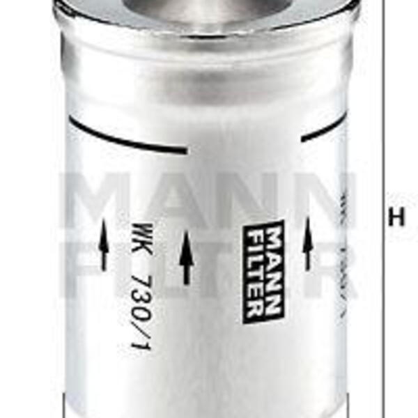 Palivový filtr MANN-FILTER WK 730/1
