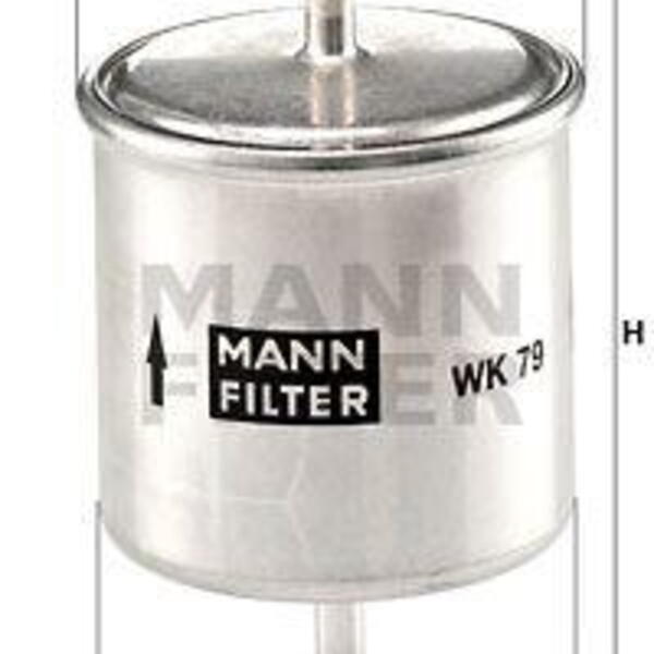Palivový filtr MANN-FILTER WK 79