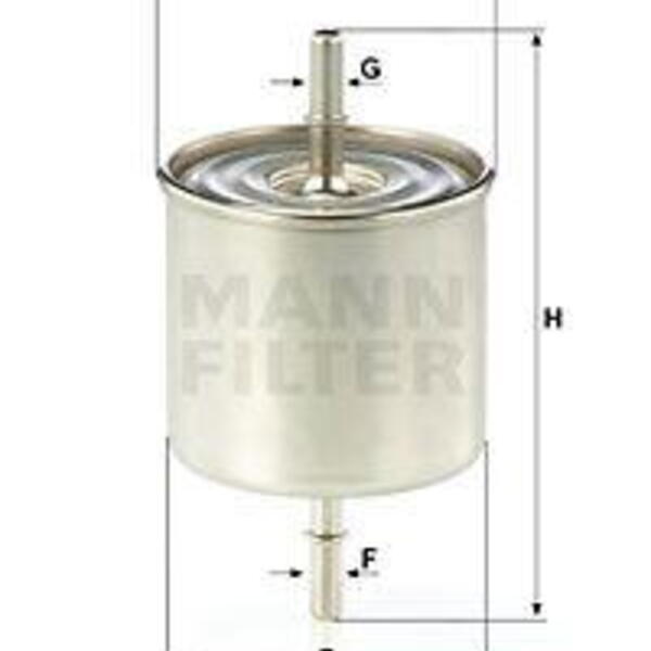 Palivový filtr MANN-FILTER WK 8046
