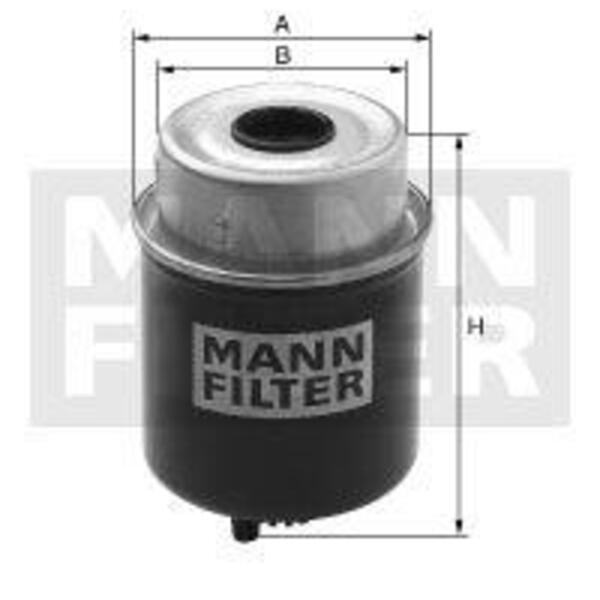 Palivový filtr MANN-FILTER WK 8126