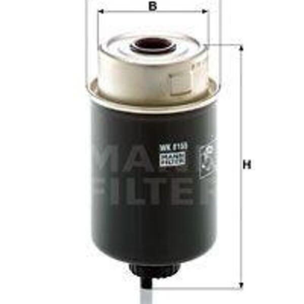 Palivový filtr MANN-FILTER WK 8155