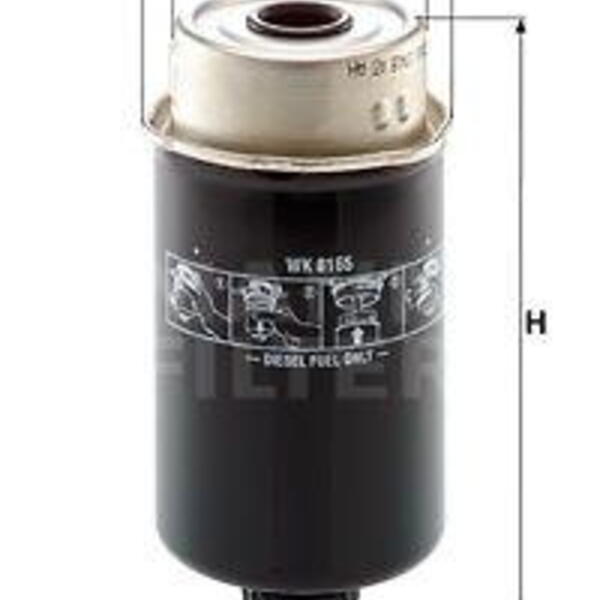 Palivový filtr MANN-FILTER WK 8165