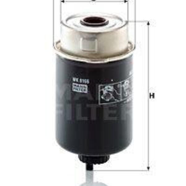 Palivový filtr MANN-FILTER WK 8166 WK 8166