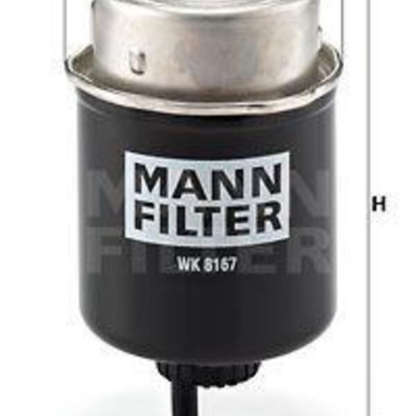 Palivový filtr MANN-FILTER WK 8167