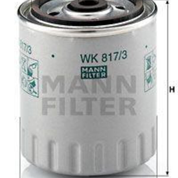 Palivový filtr MANN-FILTER WK 817/3 x