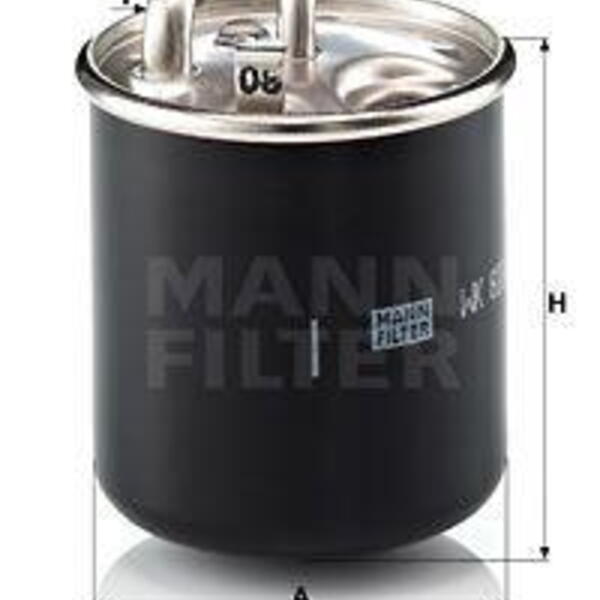 Palivový filtr MANN-FILTER WK 820/2 x