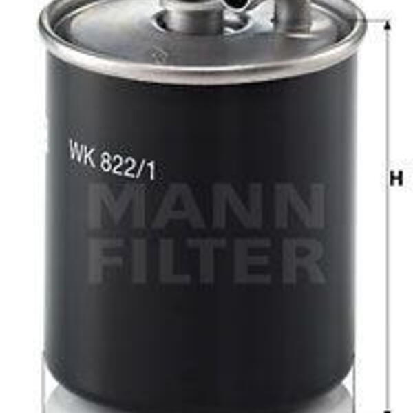 Palivový filtr MANN-FILTER WK 822/1 WK 822/1