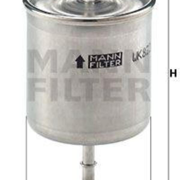 Palivový filtr MANN-FILTER WK 822/2 WK 822/2