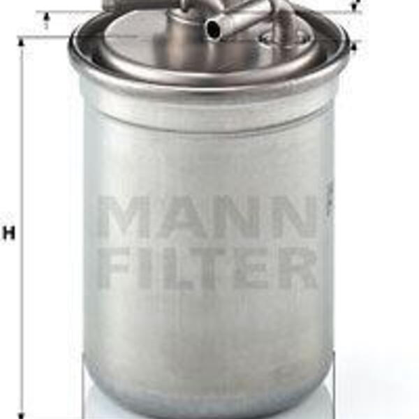 Palivový filtr MANN-FILTER WK 823/3 x