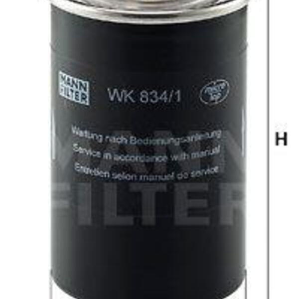 Palivový filtr MANN-FILTER WK 834/1 WK 834/1