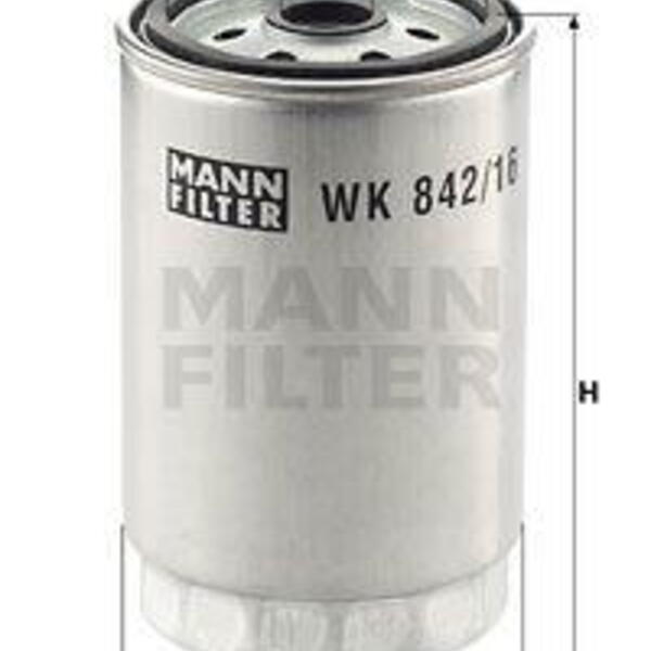 Palivový filtr MANN-FILTER WK 842/16 WK 842/16