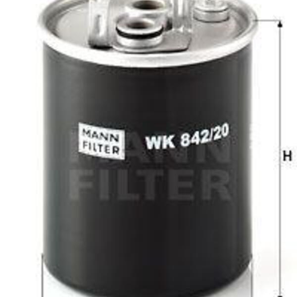 Palivový filtr MANN-FILTER WK 842/20 WK 842/20