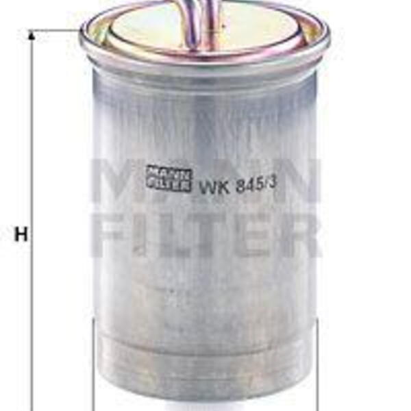 Palivový filtr MANN-FILTER WK 845/3
