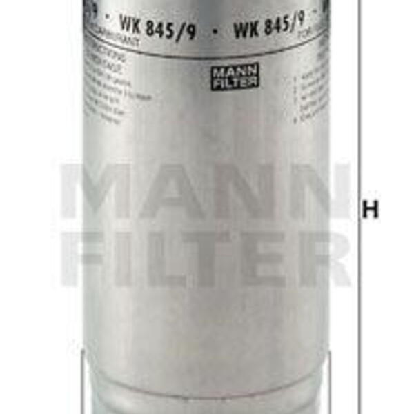 Palivový filtr MANN-FILTER WK 845/9 WK 845/9