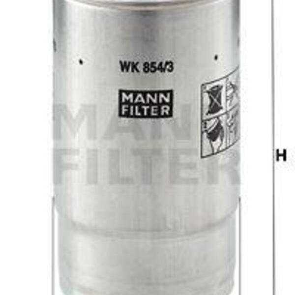 Palivový filtr MANN-FILTER WK 854/3 WK 854/3