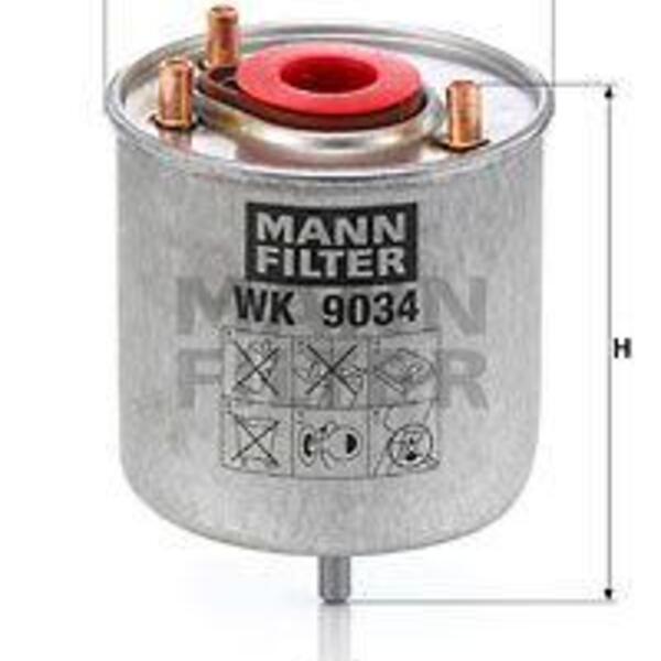 Palivový filtr MANN-FILTER WK 9034 z