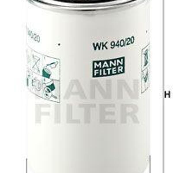Palivový filtr MANN-FILTER WK 940/20