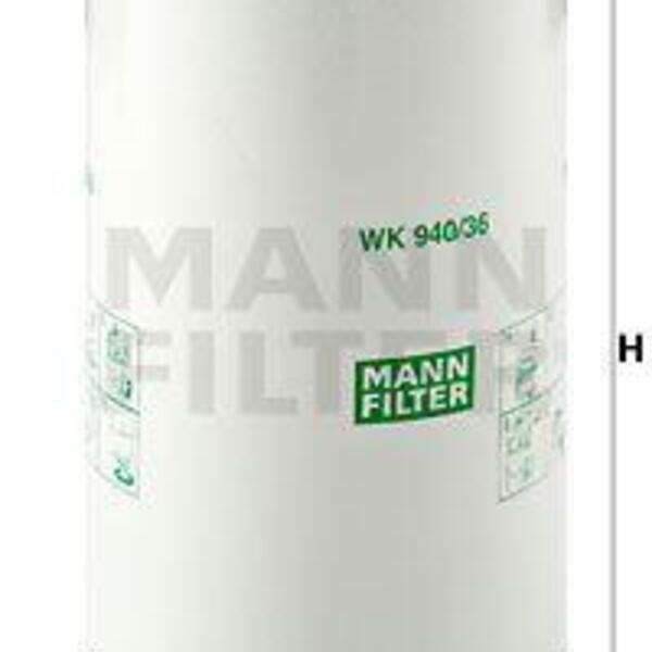 Palivový filtr MANN-FILTER WK 940/36 x