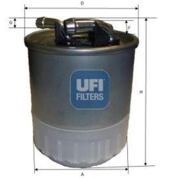 Palivový filtr UFI 24.107.00