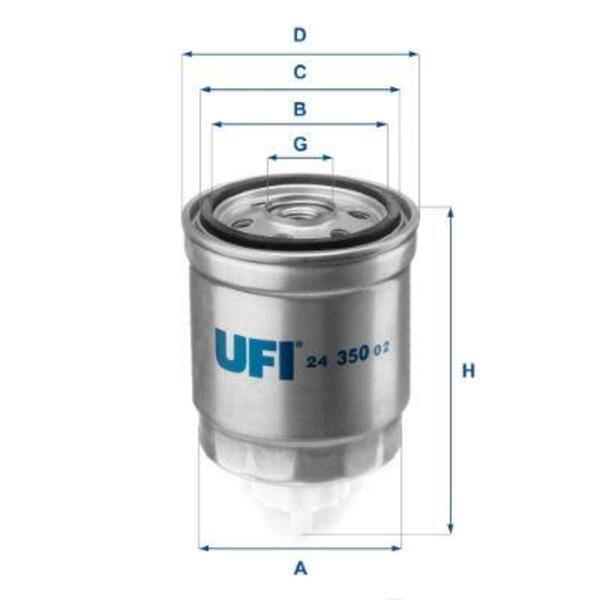 Palivový filtr UFI 24.350.02