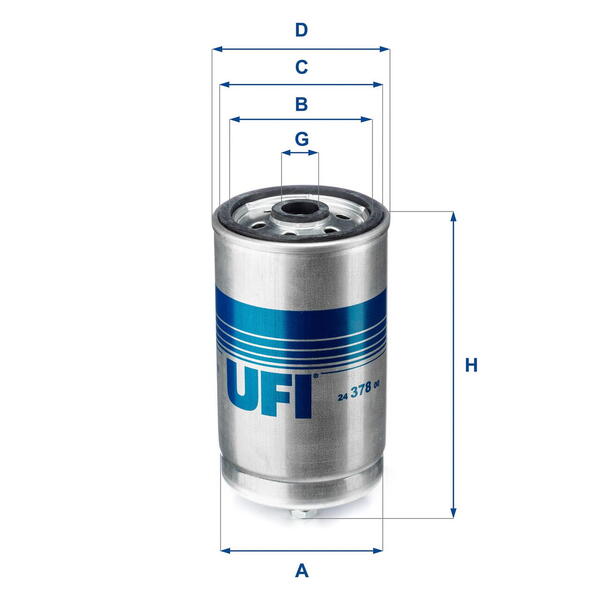 Palivový filtr UFI 24.378.00