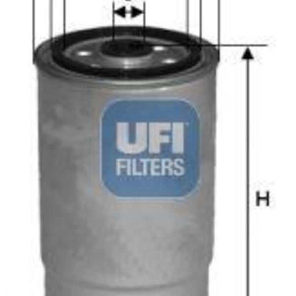 Palivový filtr UFI 24.H2O.04