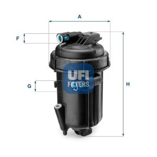 Palivový filtr UFI 55.163.00