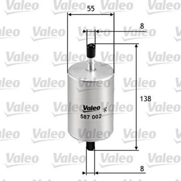 Palivový filtr VALEO 587002