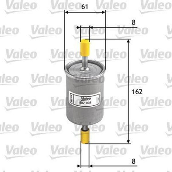 Palivový filtr VALEO 587008