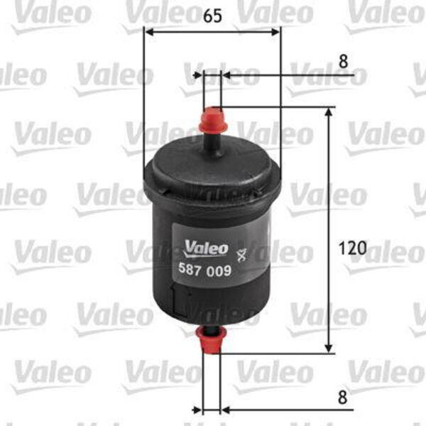 Palivový filtr VALEO 587009