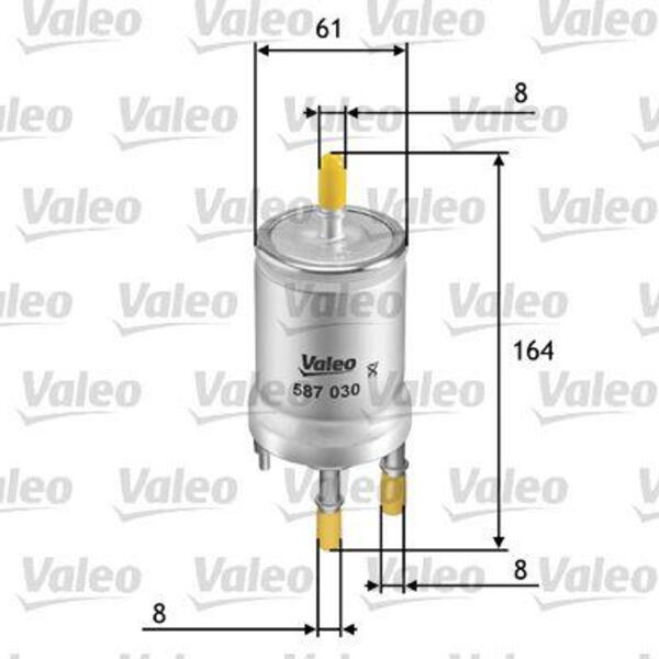 Palivový filtr VALEO 587030