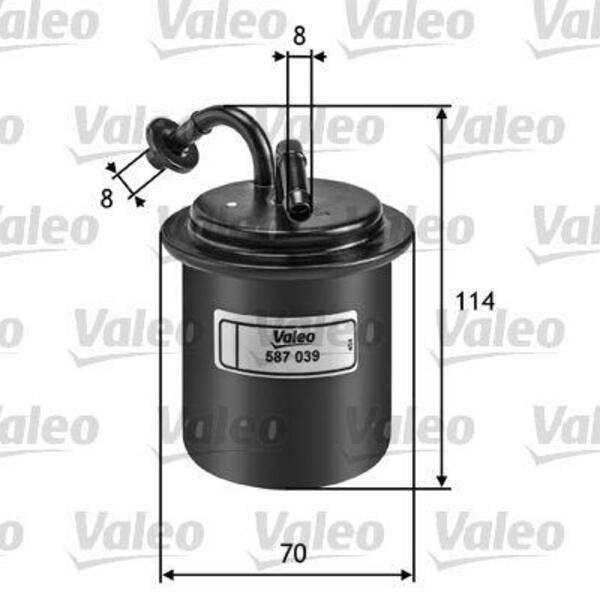 Palivový filtr VALEO 587039