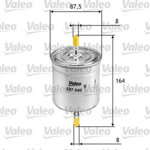 Palivový filtr VALEO 587040