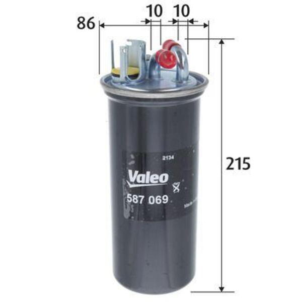 Palivový filtr VALEO 587069