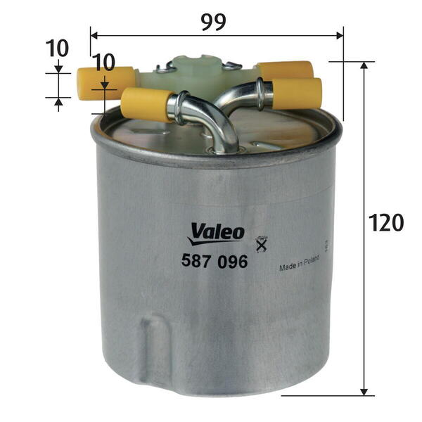 Palivový filtr VALEO 587096