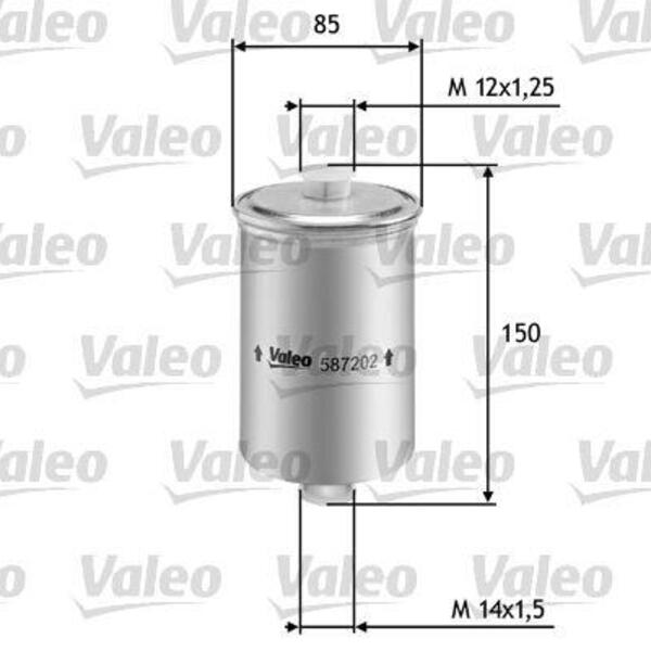 Palivový filtr VALEO 587202