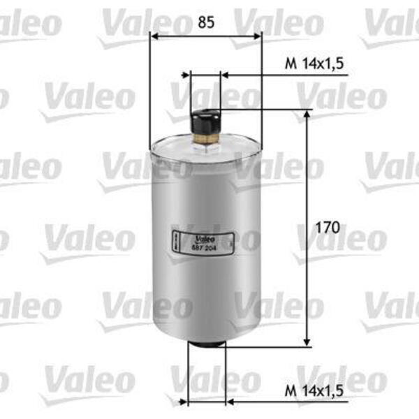 Palivový filtr VALEO 587204