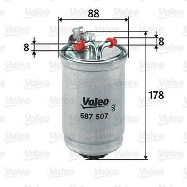 Palivový filtr VALEO 587507